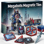 Little Pi Transformer Toys MegaBots - Azulejos magnéticos, robot