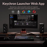 Keychron Teclado mecánico con cable C3 HE TKL (80% de diseño), inte...