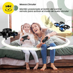 Holy Stone - Minidron para niños y principiantes, nanocuadricóptero con control remoto para interiores, helicóptero con sobrevuelo automático, giro 3D, modo desatendido, 3 pilas, color azul