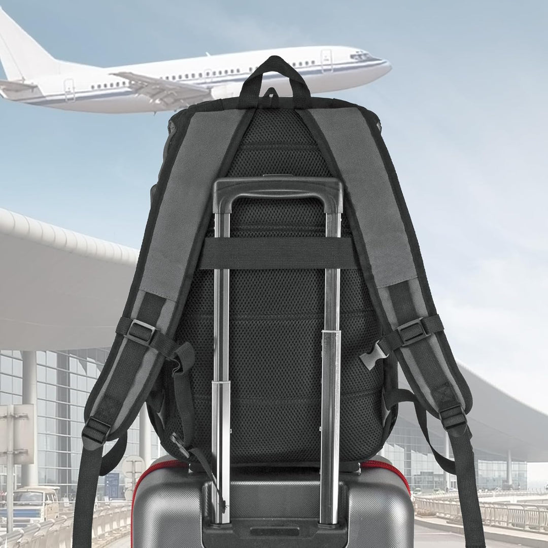 WOLT Mochila para computadora portátil con puerto de carga USB, par...
