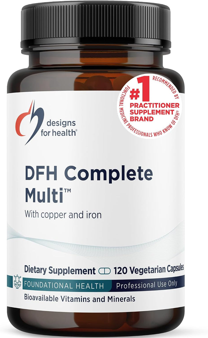 Designs for Health Completo Multi con Cobre + Hierro, Completo Mult...
