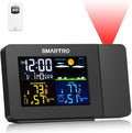 SC91 Projection Alarm Clock para Bedrooms con Weather Station