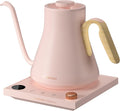 INTASTING Hervidor Eléctrico, Hervidor Eléctrico de Cuello de Ganso, Control Preciso de Temperatura de ±1℉, Interior de Acero Inoxidable, Calentamiento Rápido para Café de Goteo, Té y Agua Hirviendo