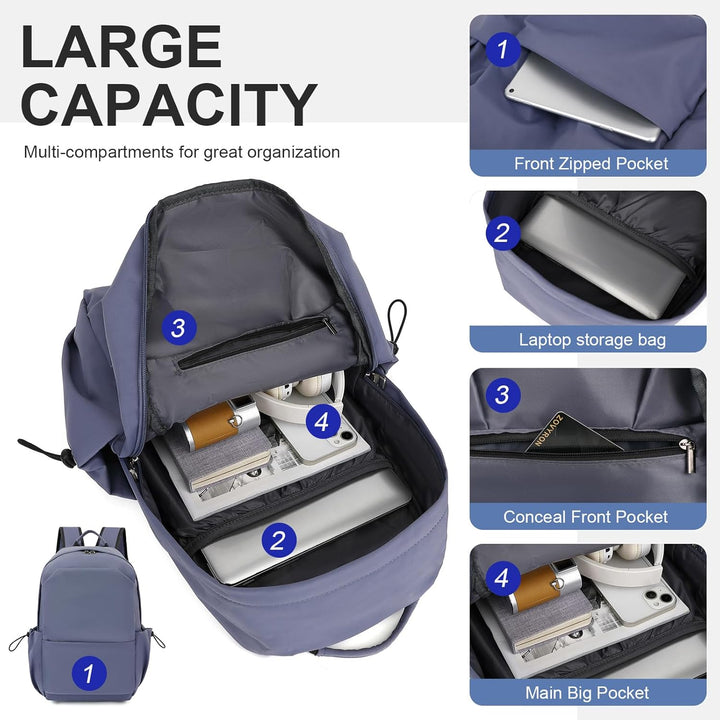 NEOREAL Mochila para laptop para trabajo, universidad, viajes, moch...