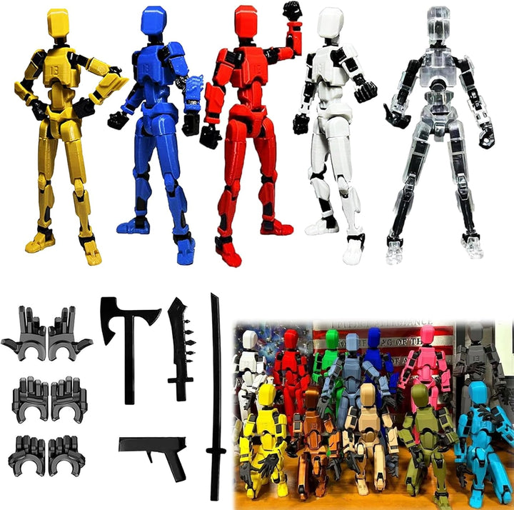 Dumwick Titan 13 Figura de Acción, 2025 Nuevo Robot de la Suerte 13...