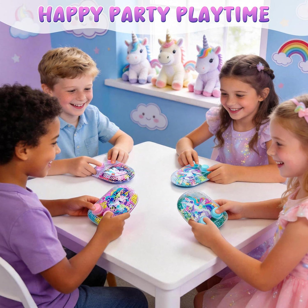 Cleboen Paquete de 12 juegos de agua de mano para niños, juegos de...