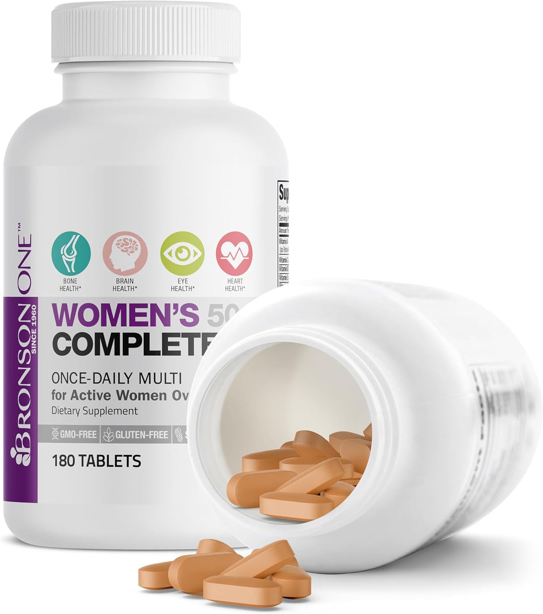 Bronson ONE Daily Multivitamínico Multimineral Completo 50+ para mu...