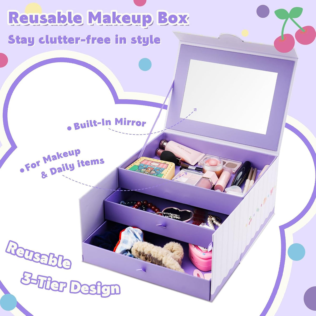 Glam Code Calendario de Adviento de maquillaje de 24 días 2025, jue...