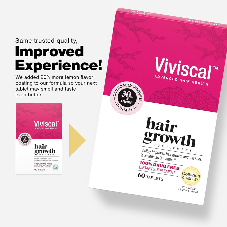 Viviscal - Suplementos para el crecimiento del cabello para mujer p...