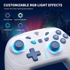 YUYIU Controlador Inalámbrico para Gaming para PC, Switch, Steam Deck, Android, iOS