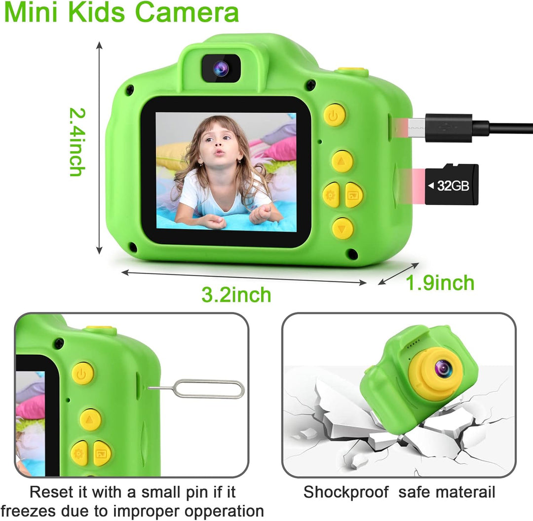 GKTZ Juguetes para niñas de 3 a 8 años, cámara digital para niños,...