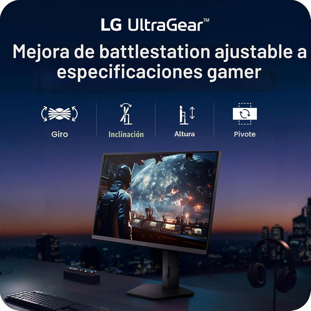LG 27G61ZB-B Ultragear QHD (2560 x 1440) Monitor de juegos IPS de 2...