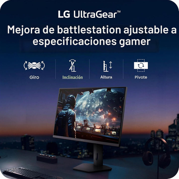 LG 27G61ZB-B Ultragear QHD (2560 x 1440) Monitor de juegos IPS de 2...