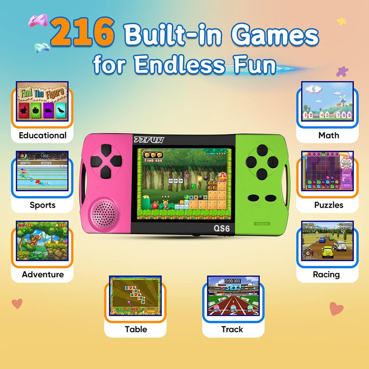 Juegos de mano para niños con pantalla grande IPS de 3.5 pulgadas i...