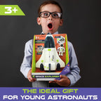 Transbordador espacial de juguete para niños de 3 a 5 años, cohete de juguete con astronauta