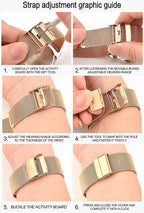 OLEVS Relojes para Mujeres y Juego de Pulseras Slim Casual Vestir Reloj de Muñeca para Dama Rosado Oro