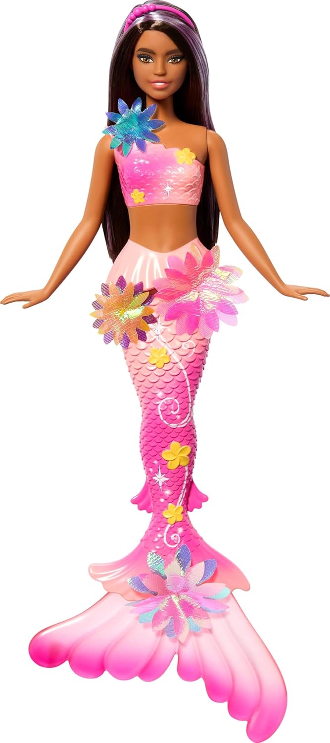 Barbie Muñecas de Juguete Sirena con Función de Flores