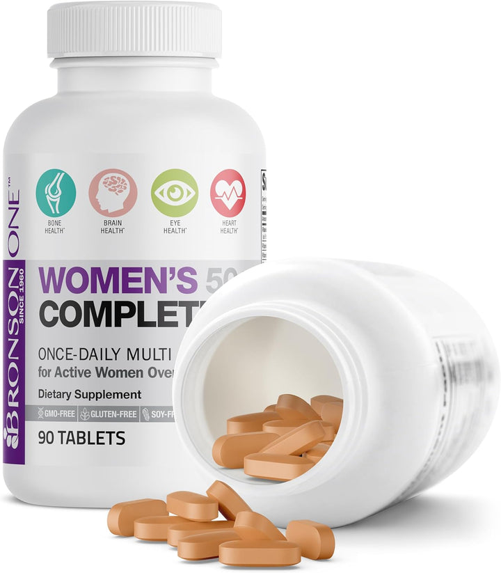 Bronson ONE Daily Multivitamínico Multimineral Completo 50+ para mu...