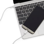 Amazon Basics USB-C a USB-C Cable, 6 Foot | 480Mbps Speed | USB-IF Certified | blanco | Pack de 2