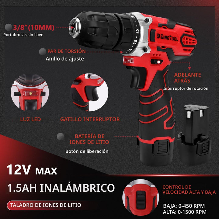 KingTool Juego de herramientas de 276 piezas u2013 Kit de he
