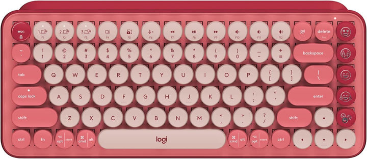 Logitech POP Teclado inalámbrico mecánico con teclas de emojis pers...