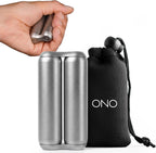 ONO Roller - Juguete antiestrés de mano para adultos | Ayuda a aliviar el estrés, la ansiedad, la tensión | Promueve el enfoque, la claridad | Diseño compacto y portátil (mate, tamaño completo, acero