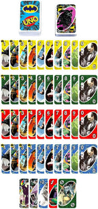 UNO Marvel y DC Cards Set - Bundle con Batman y Spiderman UNO Cards para Kids Plus Stickers, más | Batman y Spiderman Activities para Kids, Family Game Night