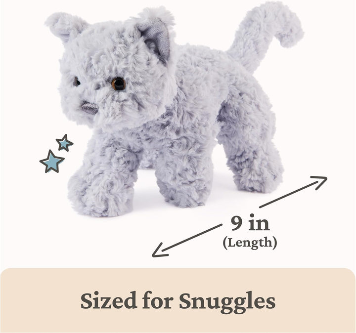 GUND Bootsie - Juguete de peluche de gatito azul inglés, animal de...
