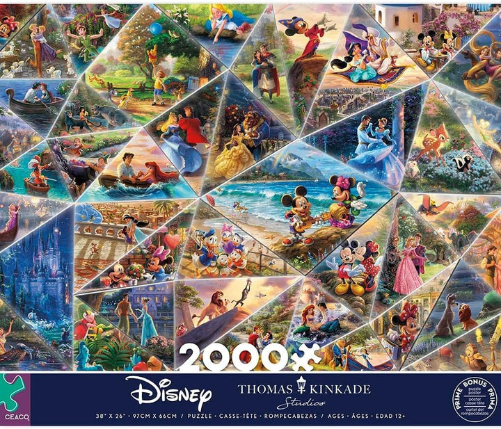 Ceaco - Thomas Kinkade - Disney Collage - Rompecabezas de