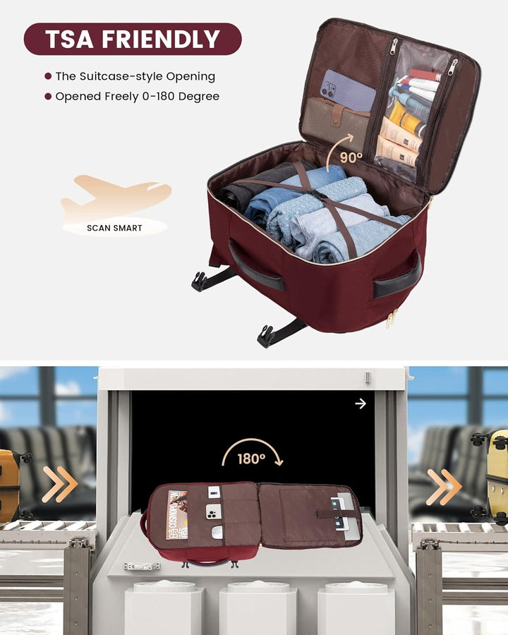 LOVEVOOK - Mochila de Mano, Mochila de Viaje de 40L para Mujeres co...