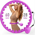 Infinity Hoop,2 en 1 Adjustable Fitness Hoop para Women Beginners