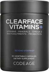 Codeage Clearface Vitaminas, Vitaminas para la Piel, Minerales, Nia...