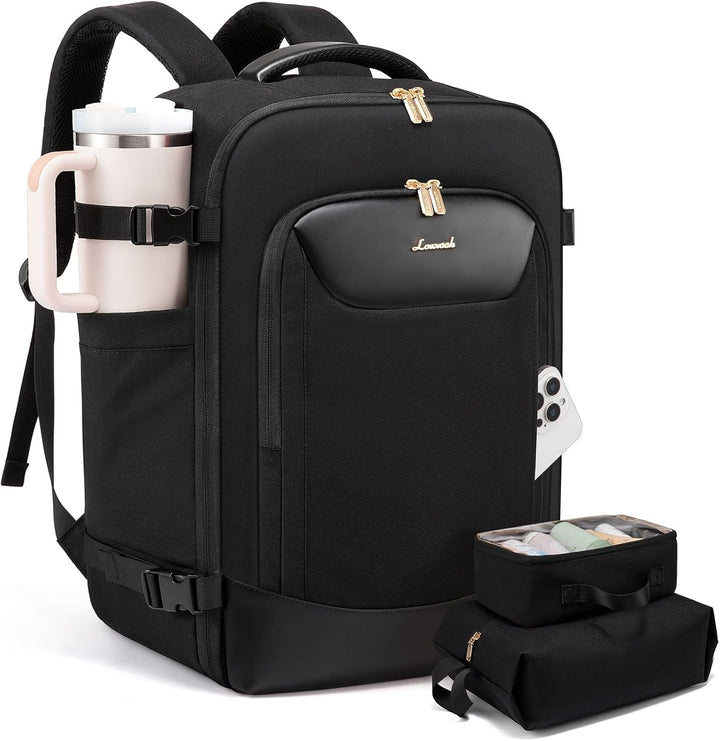 Mochila de viaje LOVEVOOK para mujeres y hombres, mochila grande de...