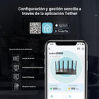 TP-Link Tri-Band BE9700 WiFi 7 Router Archer BE600