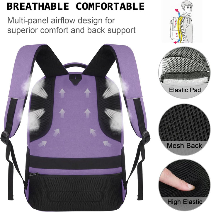Volher Mochila para laptop, viaje de negocios, antirrobo, delgada y...