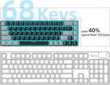MageGee MK-Box - Teclado mecánico portátil 60% para juegos, retroil...