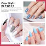 COSCELIA Juego de 40 esmaltes de uñas de gel, 35 colores de esmalte...