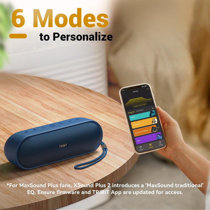 Tribit Altavoz Bluetooth portátil XSound Plus 2, altavoz inalámbric...