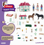 Schleich Horse Club - 192 piezas de casa de campo junto al lago y establo |