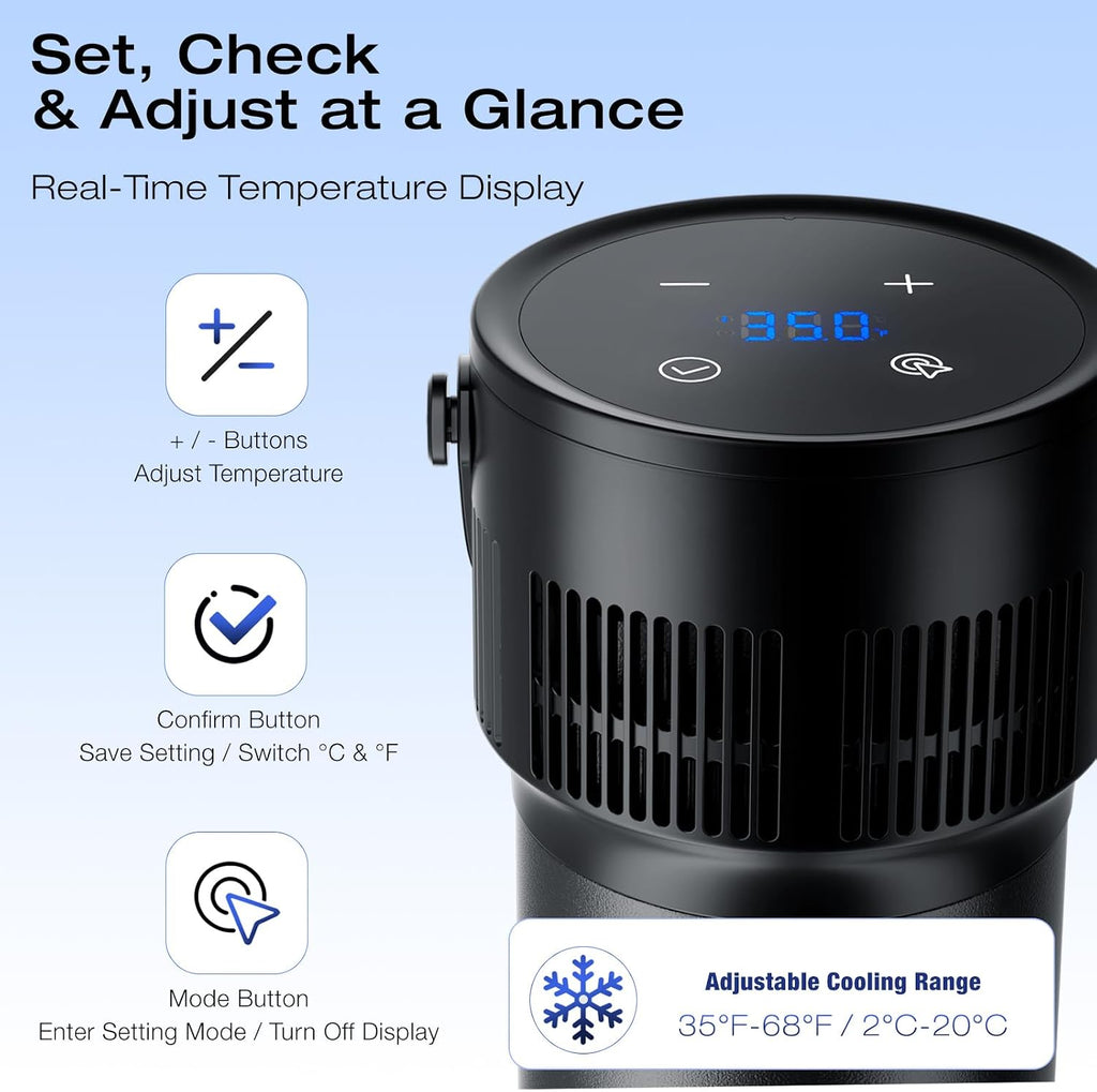 Maletín de viaje eléctrico con enfriador de insulina, refrigeración