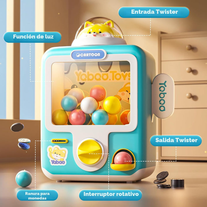 Skirfy Máquina expendedora Juguetes para niños, 10 huevos vacíos, m...