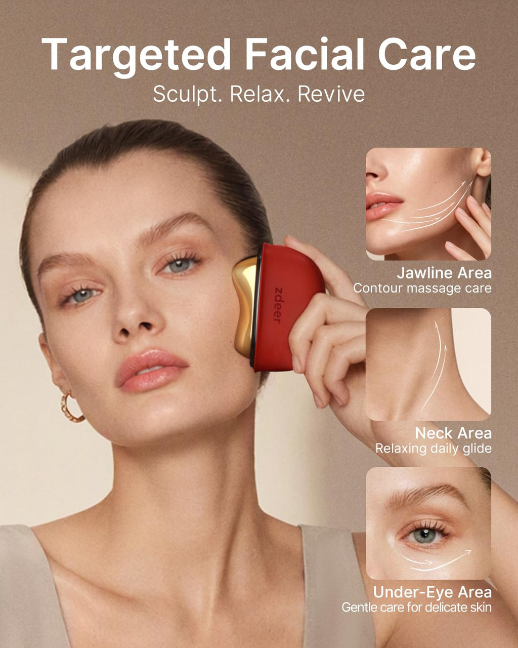 Nuevo kit de Gua Sha con calefacción eléctrica GS5 Pro