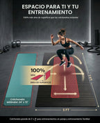 HAPBEAR Alfombrilla de Ejercicio Extra Grande-7'x5'/6'x8'/6'x9'/6'x10'/6'x12'x8mm(1/3 pulgada), Antideslizante, Ultra Duradera, Colchonetas Gruesas de Entrenamiento para Gimnasio en Casa, Suelo