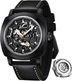 BENYAR Reloj Automático Mecánico de Esqueleto para Hombre de Vestir
