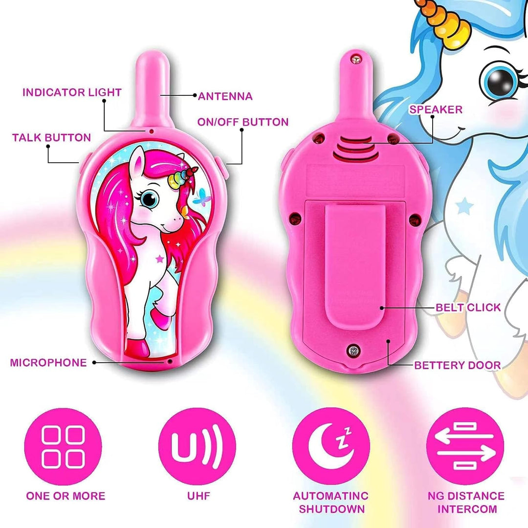 Walkie Talkies para niños, niños pequeños, juguetes para niñas de 3...