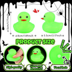 Deekin - 200 patos de goma que brillan en la oscuridad de Halloween de 2