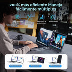 Wixzet Extensor de pantalla para laptop, 15.6 pulgadas FHD 1080P IP...