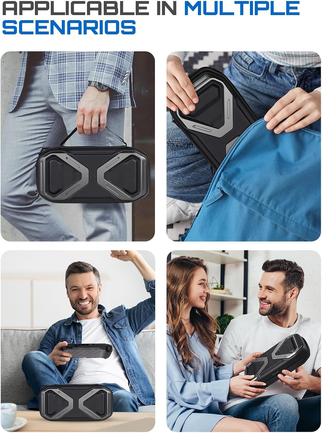 Estuche de transporte SUPCASE Pro Edition para Nintendo Switch 2 2025, Negro
