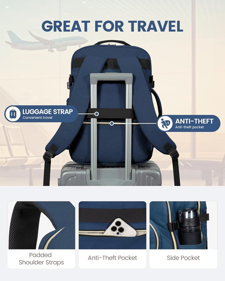 Mochila de viaje LOVEVOOK, mochila de mano, mochila de viaje para a...