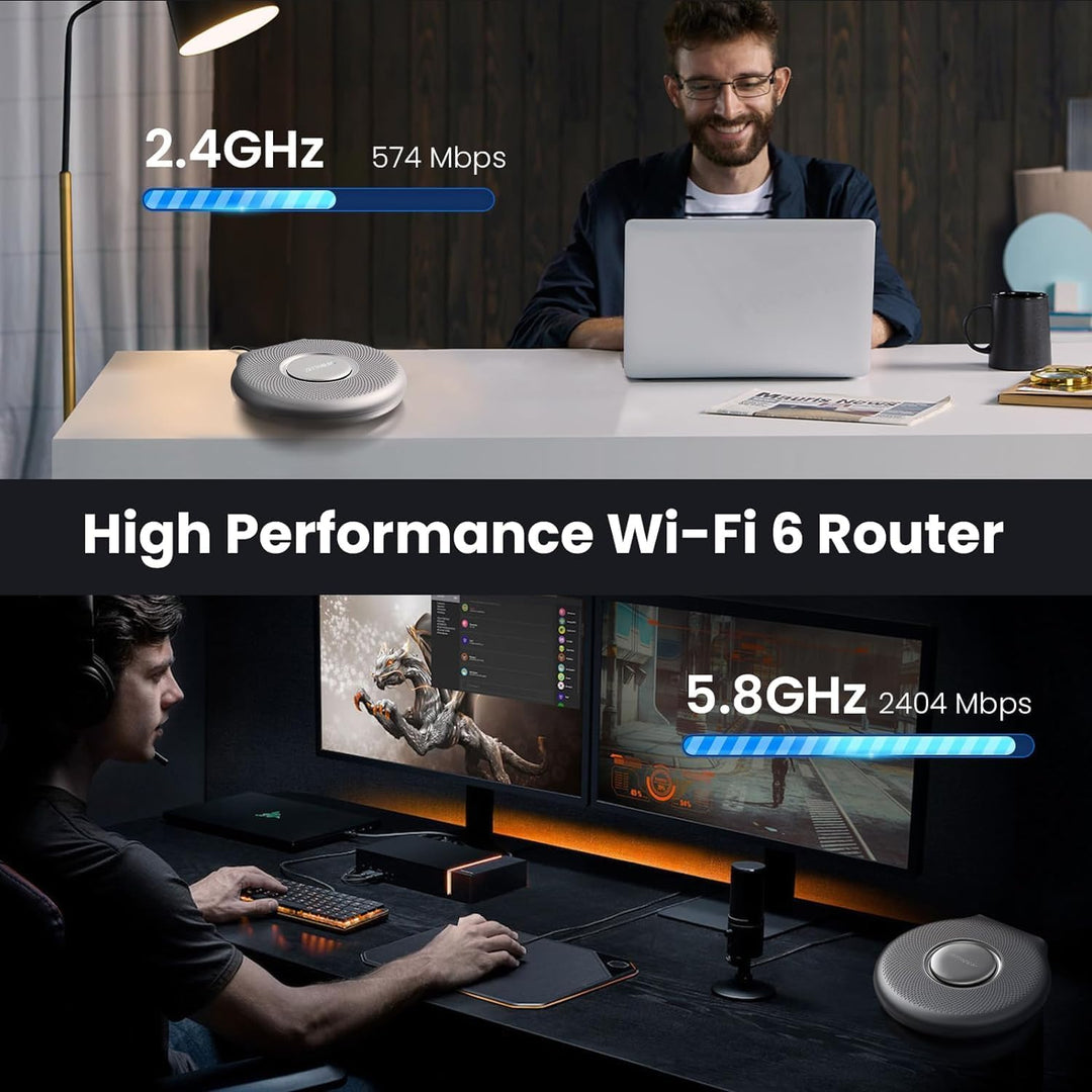 Tongyu AX3000 WiFi 6 Router para juegos y transmisión, enrutador VP...